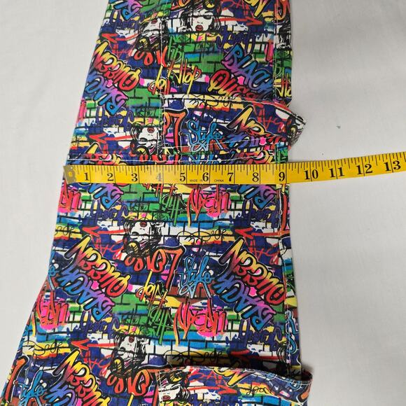 LoveLove Women's Graffiti Print Jogger Pants 3X Colorful Streetwear - Picture 14 of 16